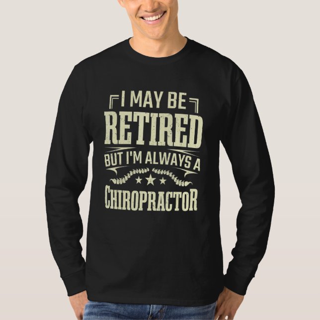 Retro Retrött Chiropractor Chiropraktic Spinal Wom T Shirt (Framsida)