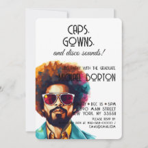 Retro Rewind | Caps Gown & Disco Ljud Grad Party
