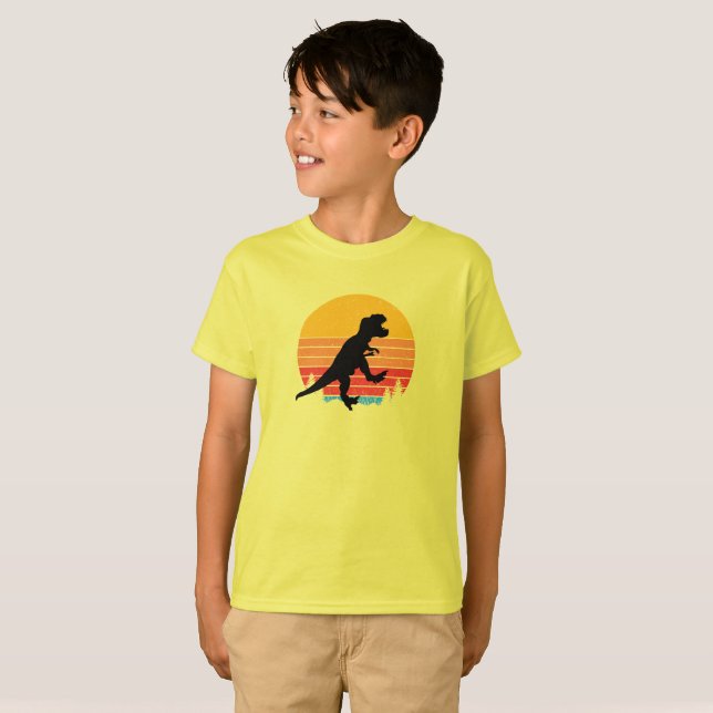 Retro Rex Roars T Shirt (Hel framsida)