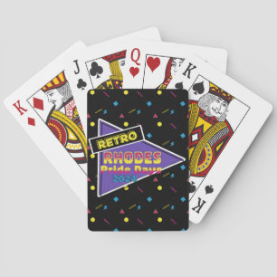 Retro Rhodes Pride Days 2024 Uppspelningskort Casinokort