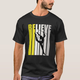 Retro Rhythmic Gymnastics Motivational Inspiration T Shirt