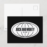 Retro Rick and Morty C-137 Dimension Badge