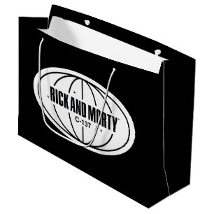 Retro Rick och Morty C-137 Dimension Badge