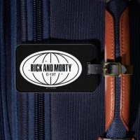 Retro Rick och Morty C-137 Dimension Badge