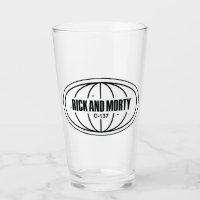 Retro Rick och Morty C-137 Dimension Badge