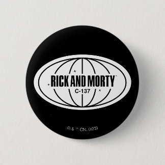Retro Rick och Morty C-137 Dimension Badge Knapp