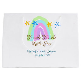 Retro Rinbow twinkle twinkle Little stars baby sh