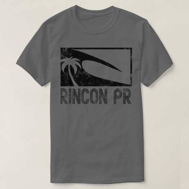 Retro Rincon Puerto Rico Surf Design T 1 Shirt (Design framsida)