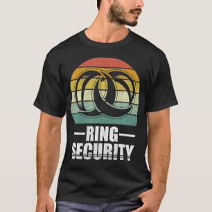 Retro Ring Security Ring Bearer Ring Bearer Gift T Shirt