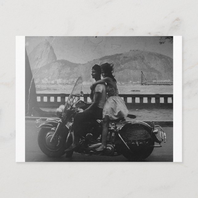 Retro Rio de Janeiro Photo Vykort (Framsida)