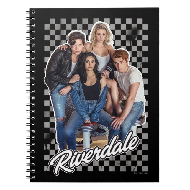 Retro Riverdale Group Graphic Anteckningsbok (Framsidan)
