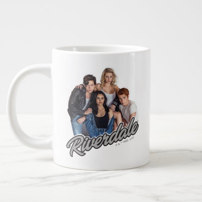 Retro Riverdale Group Graphic Jumbo Mugg (Vänster)