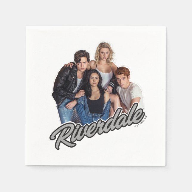 Retro Riverdale Group Graphic Pappersservett (Framsidan)