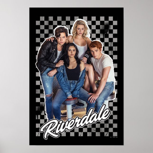 Retro Riverdale Group Graphic Poster (Framsidan)