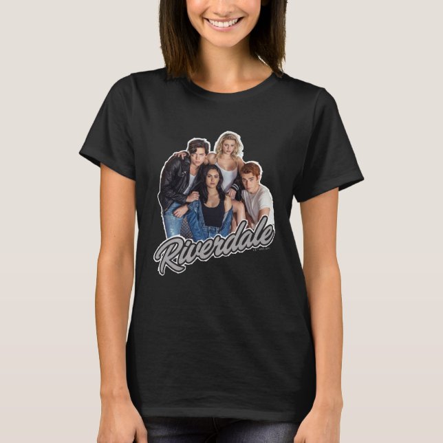 Retro Riverdale Group Graphic T Shirt (Framsida)