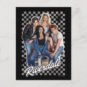 Retro Riverdale Group Graphic Vykort
