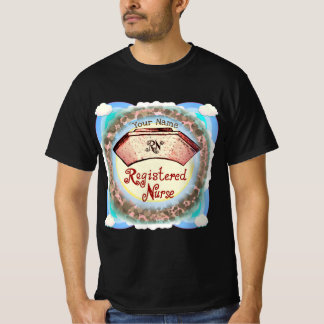 Retro RN Nurse Cap T Shirt