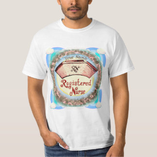 Retro RN Nurse Cap T Shirt
