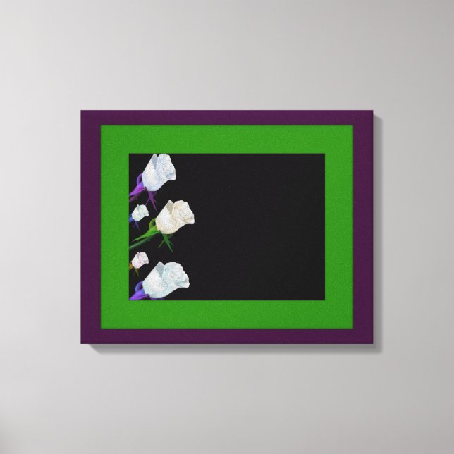 Retro Ro-bildrutad arbetsyta Canvastryck (Framsida)