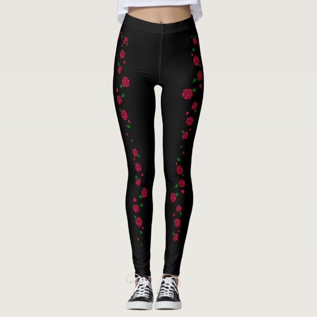 Retro Ro Kvinnors förband Leggings (Framsida)