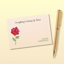 Retro Ro Rosa Peach Motivational Home Office