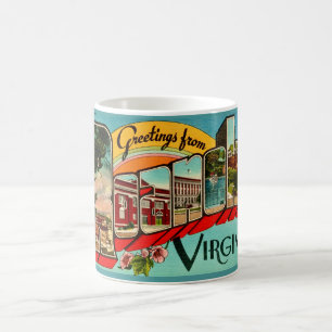 Retro Roanoke, VA Kaffe Mugg