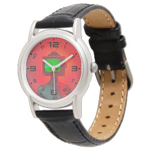 Retro Robo-Glow Urklocka Armbandsur