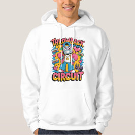 Retro Robot 90s Hip hop Design - Roligtens Tecknad Hoodie