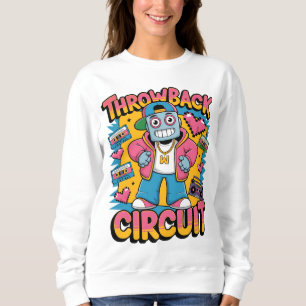 Retro Robot 90s Hip hop Design - Roligtens Tecknad T Shirt