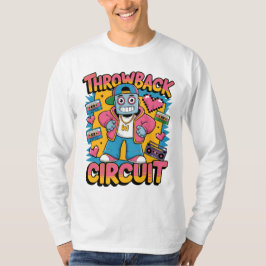 Retro Robot 90s Hip hop Design - Roligtens Tecknad T Shirt