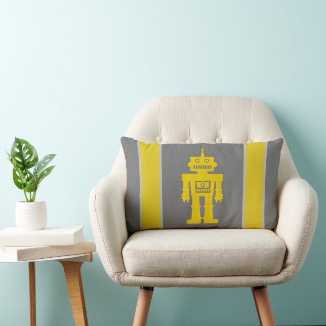 Retro Robot Dekorativ kudde (Stol)