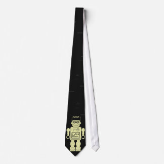 Retro Robot Gult Tie Slips