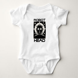 Retro Robot Head T Shirt