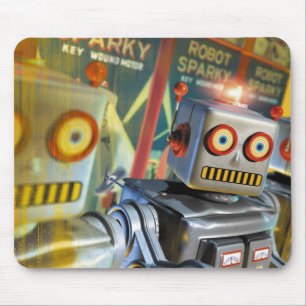 Retro robot musmatta