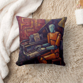 RETRO ROBOT PIANIST II | VINTAGE AI MUSIKER KUDDE
