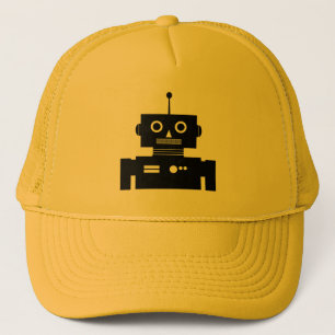Retro Robot Shape Hat Keps