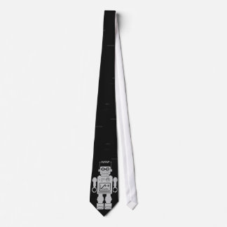 Retro Robot Silver Tie Slips