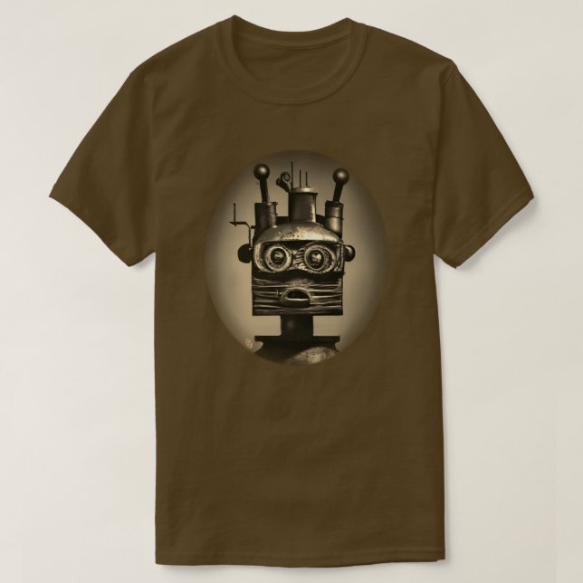 Retro Robot T-Shirt (Design framsida)
