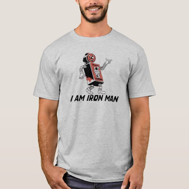 "Retro Robot" T-Shirt (Framsida)