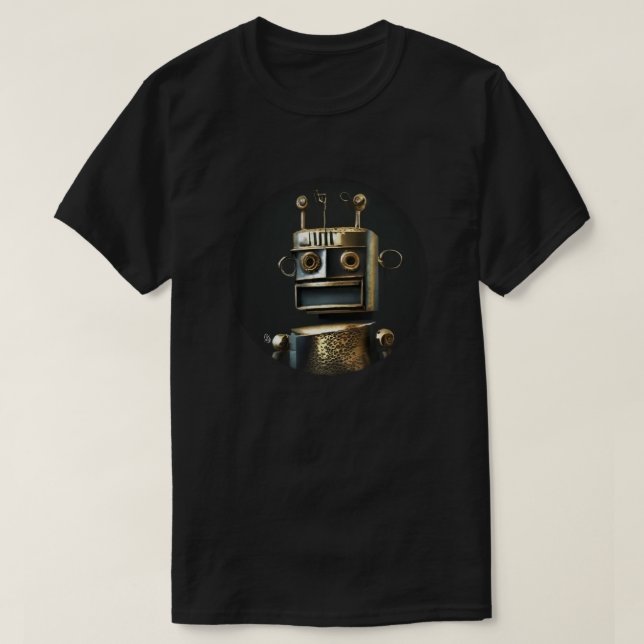 Retro Robot T-Shirt (Design framsida)