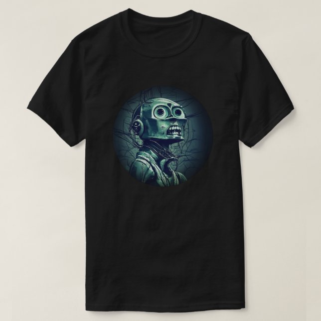 Retro Robot T-Shirt (Design framsida)