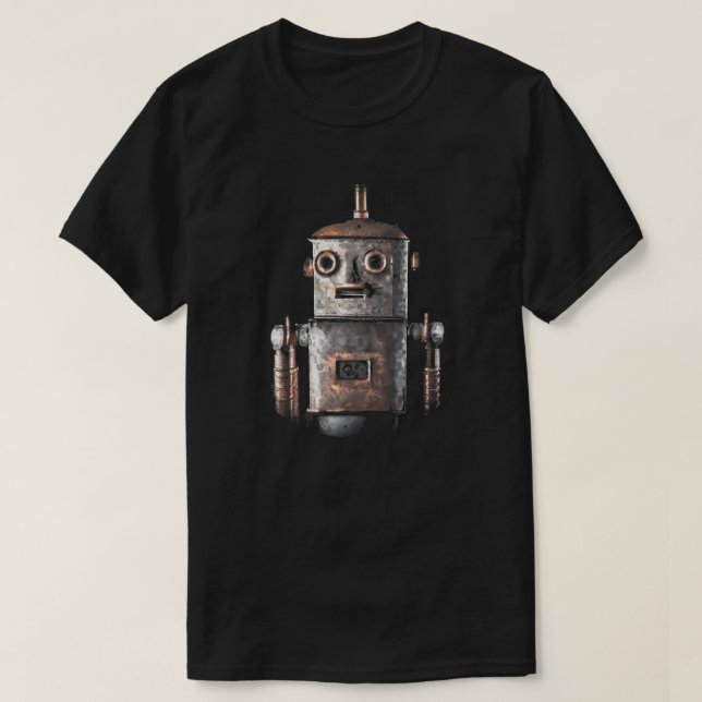 Retro Robot T-Shirt (Design framsida)