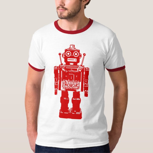 Retro Robot T-shirt (Framsida)