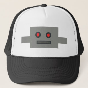 Retro robothatt truckerkeps