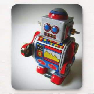 Retro robotmousepad musmatta