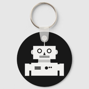 Retro robotShape Keychain Nyckelring
