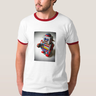 Retro robotskjorta t-shirt