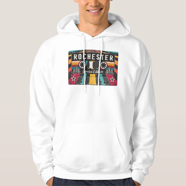 Retro Rochester City Hoodie (Framsida)