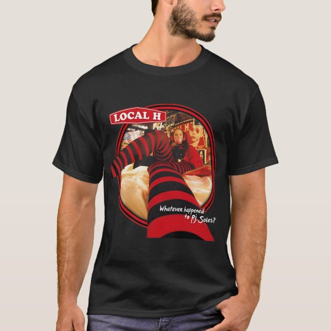 Retro Rock-musik Grafisk Design T Shirt (Framsida)