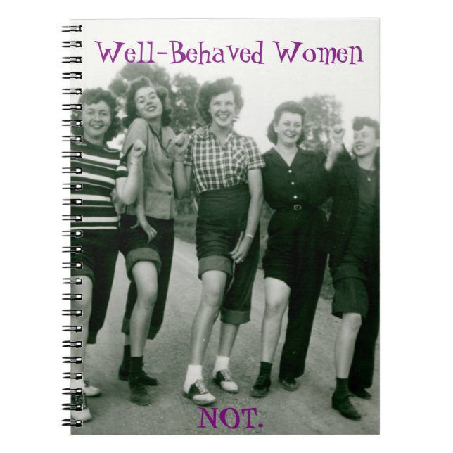 Retro Rockabilly rebellisk anteckningsbok Med Spiral (Framsidan)